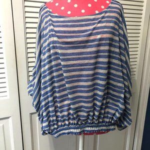 Free People Blue Top